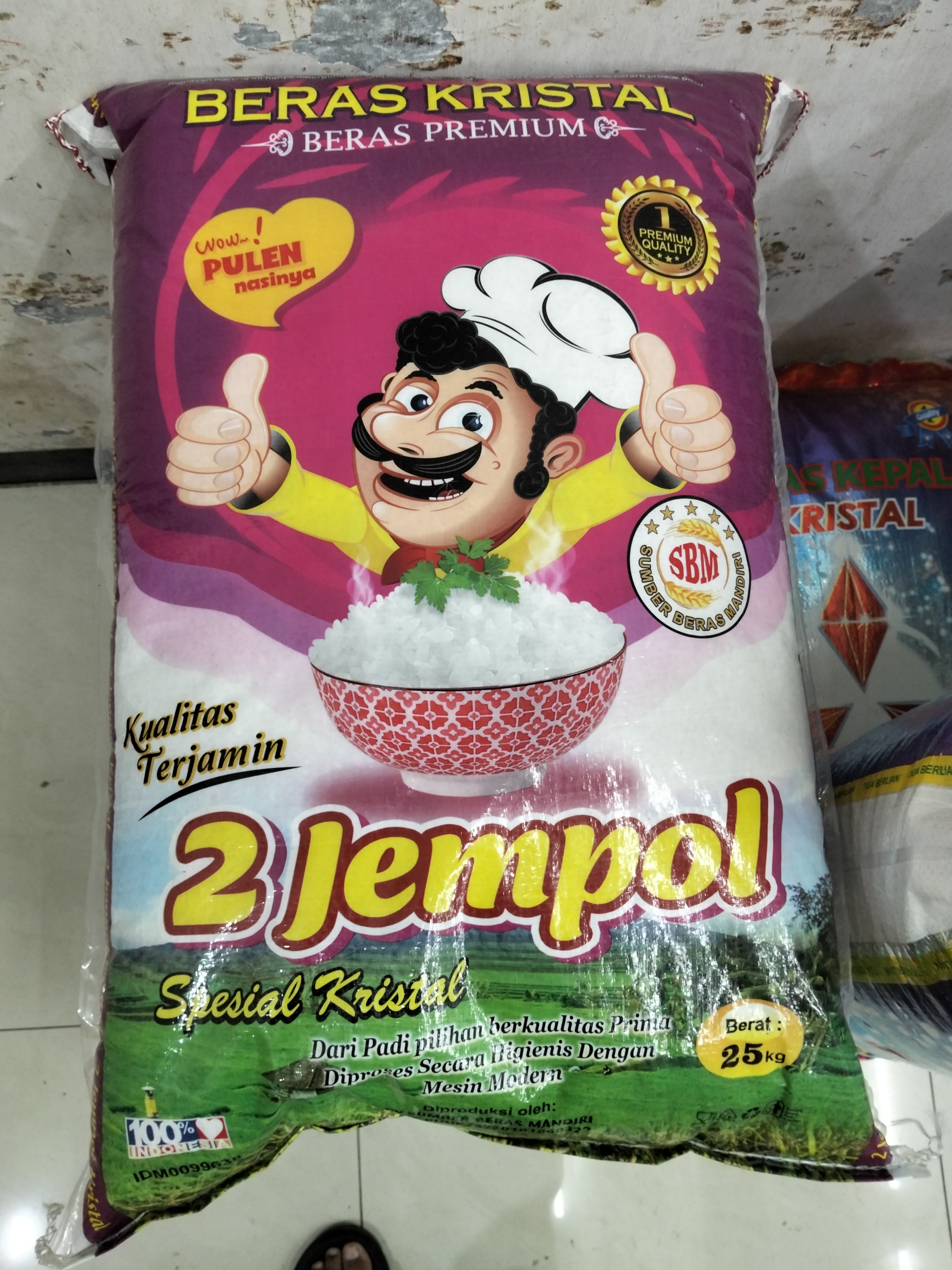 Beras Jempol Kristal 